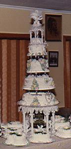 My own wedding cake circa 1975, 5'6